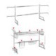 Sink Standing Kitchenware Drying Rack Stretchable Stainless Steel Kitchen Rack