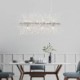 LED Fireworks Pendant Light Contemporary Hanging Lamp For Dining Room, Living Room, and Bedroom