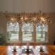 Stainless Steel Modern Minimalist LED Chandelier For Living Room