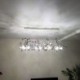 Stainless Steel Modern Minimalist LED Chandelier For Living Room