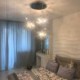 For Dining Living Room Bedroom Sequin LED Chandelier Stainless Steel Pendant Lighting