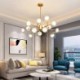 Living Room Bedroom Modern LED Chandelier Branches Pendant Light