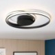 Double Round LED Ceiling Light For Living Room Bedroom