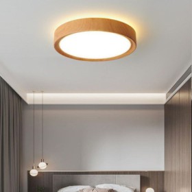 LED Ceiling Light Wooden Ceiling Lamp For Living Room Bedroom