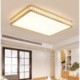 Rectangular Rubber Wood Ceiling Light LED Acrylic Ceiling Light