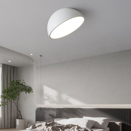 Creative LED Ceiling Cover Light For Bedroom Loft Modern Half Dome Ceiling Light