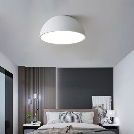 Creative LED Ceiling Cover Light For Bedroom Loft Modern Half Dome Ceiling Light