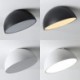 Creative LED Ceiling Cover Light For Bedroom Loft Modern Half Dome Ceiling Light