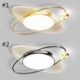 Creative Planet Ceiling Light Fixture For Living Room Modern LED Flush Mount Lighting