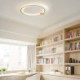 Acrylic 2 Rings Close to Ceiling Light Fixture Modern Led Ceiling Light Fixture