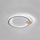 Acrylic 2 Rings Close to Ceiling Light Fixture Modern Led Ceiling Light Fixture