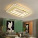 Minimalist Acrylic Ultrathin Ceiling Lamp Rectangular LED Flush Mount Ceiling Light