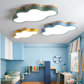 For Kids Bedroom Kindergarten, Modern Creative Acrylic LED Light Cloud Shape Ceiling Light