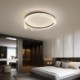 LED Flush Mount Circular Ceiling Light For Hotel With Wavy Edge Decoration