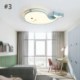 Dolphin-Patterned Dimmable LED Ceiling Light Children's Bedroom Ceiling Fixture