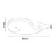 Dolphin-Patterned Dimmable LED Ceiling Light Children's Bedroom Ceiling Fixture