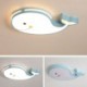 Dolphin-Patterned Dimmable LED Ceiling Light Children's Bedroom Ceiling Fixture