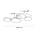 90W LED Ceiling Lamp 7200LM 4 Rings Living Room Lighting Fixture