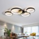 90W LED Ceiling Lamp 7200LM 4 Rings Living Room Lighting Fixture