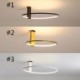 Modern Ring Circle Flush Mount Ceiling Lamp with LEDs